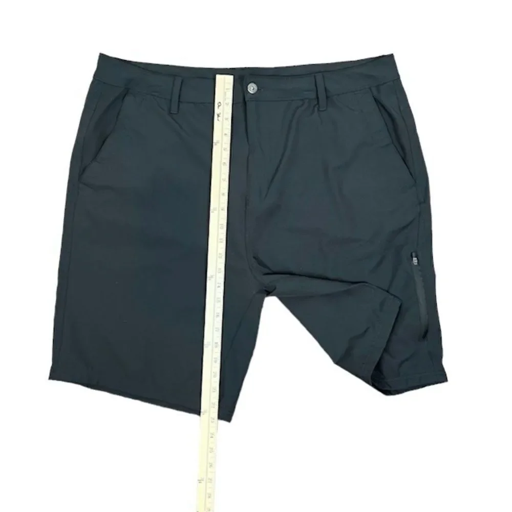 Gerry Men's Performance Pants Black Snap Zipper pockets Interior Drawstring 40‎
